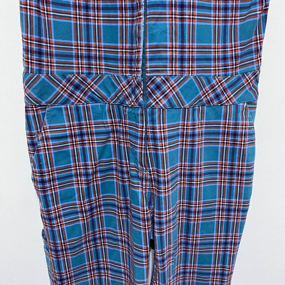 Wildfang Blue and Red Plaid Jumpsuit MEDIUM - Picture 7 of 15
